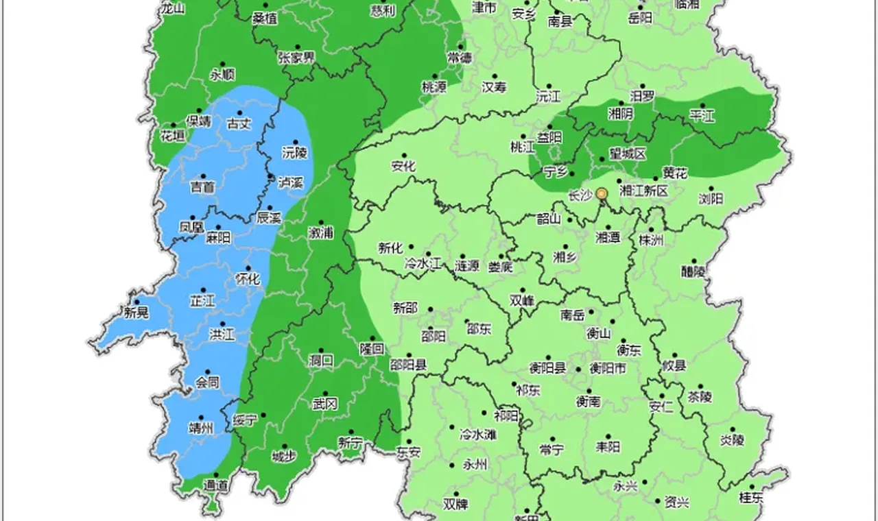 湖南天气:最高气温30℃,局地大雨,周末逐渐放晴 插图